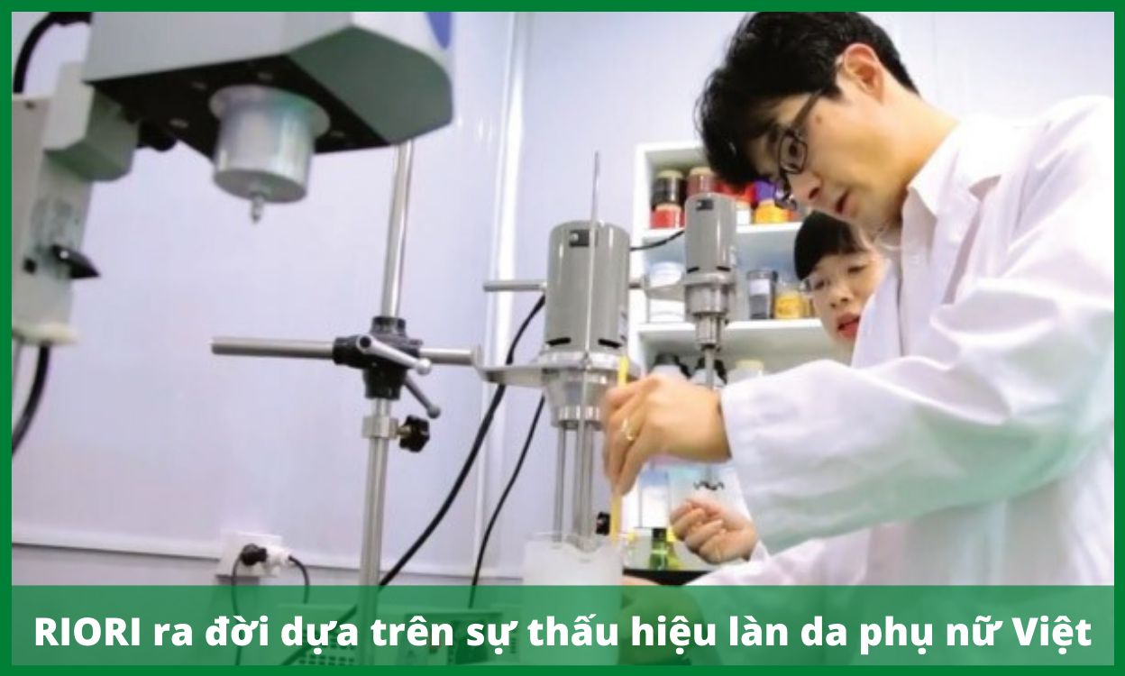 RIORI ra đời dựa trên sự thấu hiểu làn da phụ nữ Việt