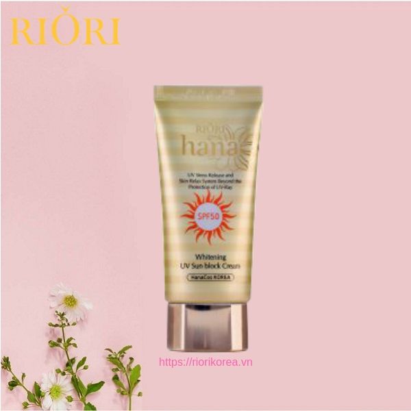 Kem chống nắng Riori Whitening UV Sun Block Cream