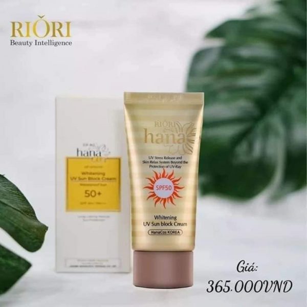 Kem chống nắng Riori Whitening UV Sun Block Cream