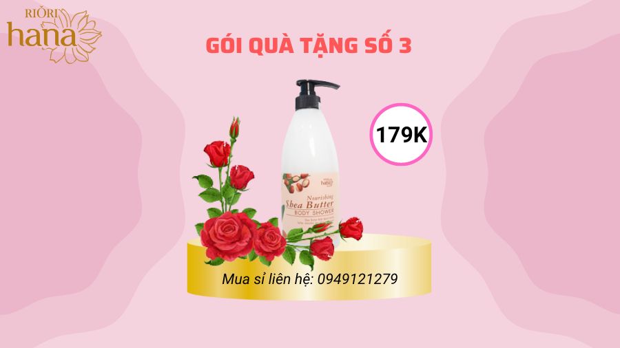 Sữa tắm hương bơ Shea Butter Riori